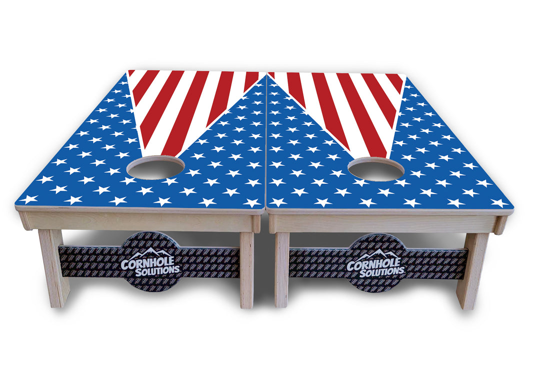 Stars & Stripes Cornhole Boards - Professional Tournament Series
