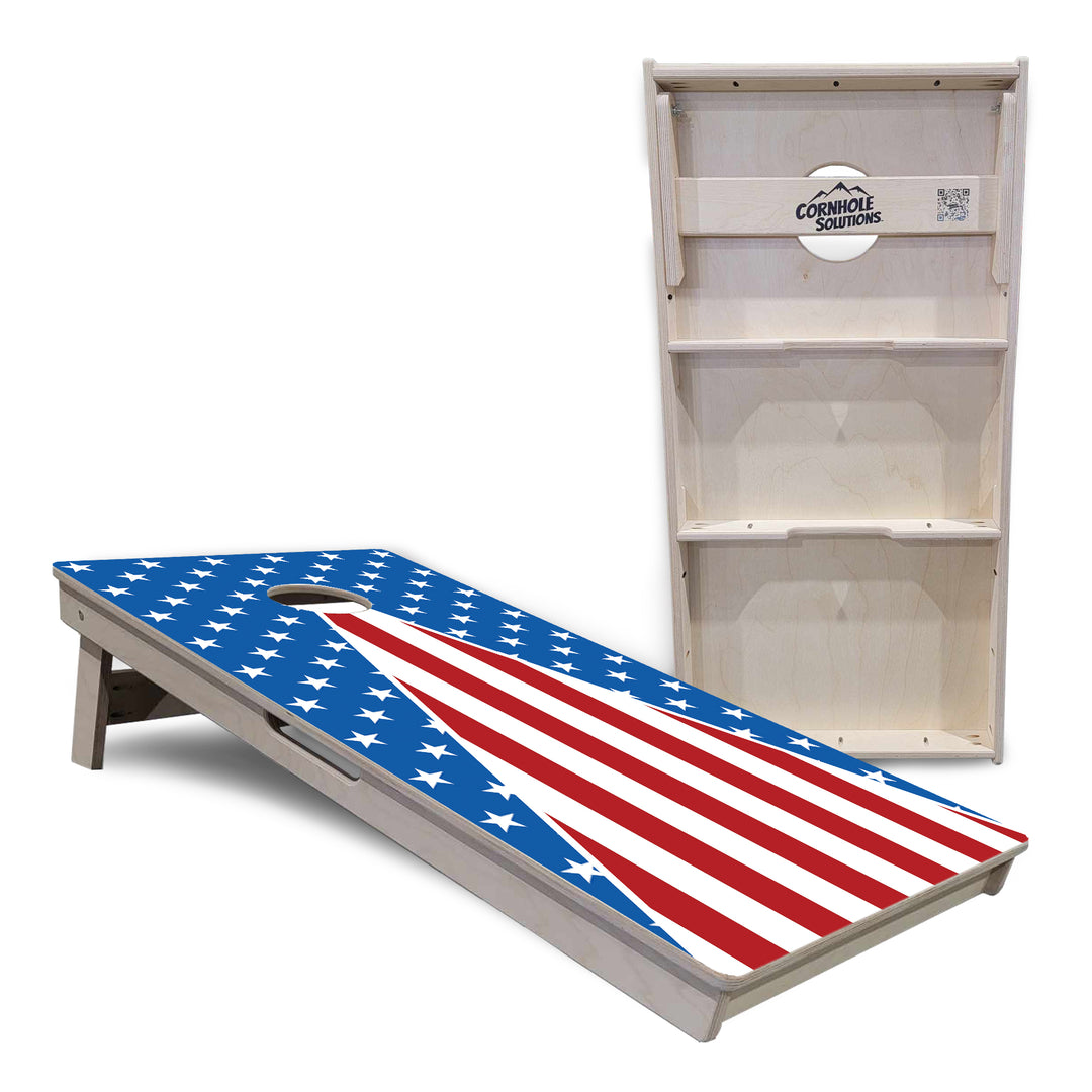 Stars & Stripes Cornhole Boards - Professional Tournament Series