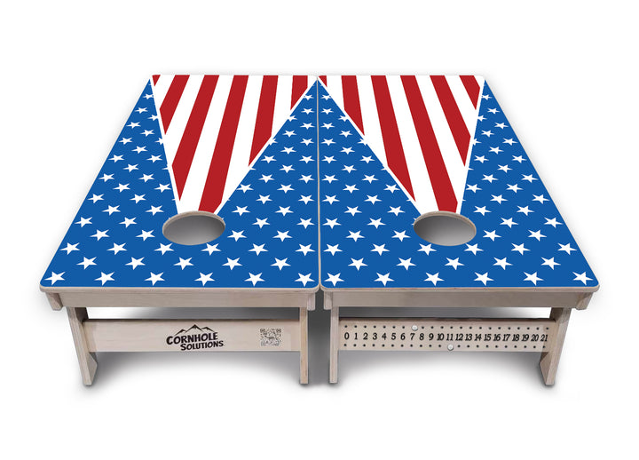 Stars & Stripes Cornhole Boards - Professional Tournament Series
