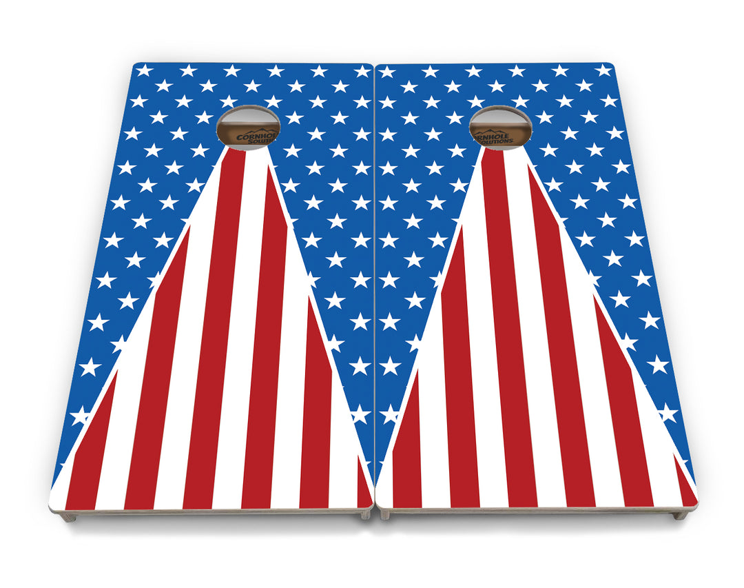 Stars & Stripes Cornhole Boards - Professional Tournament Series