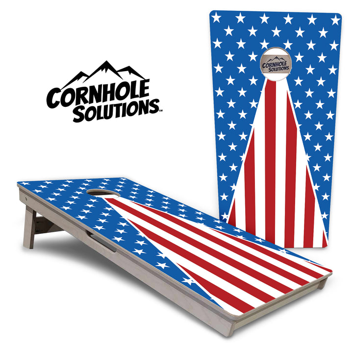 Stars & Stripes Cornhole Boards - Professional Tournament Series