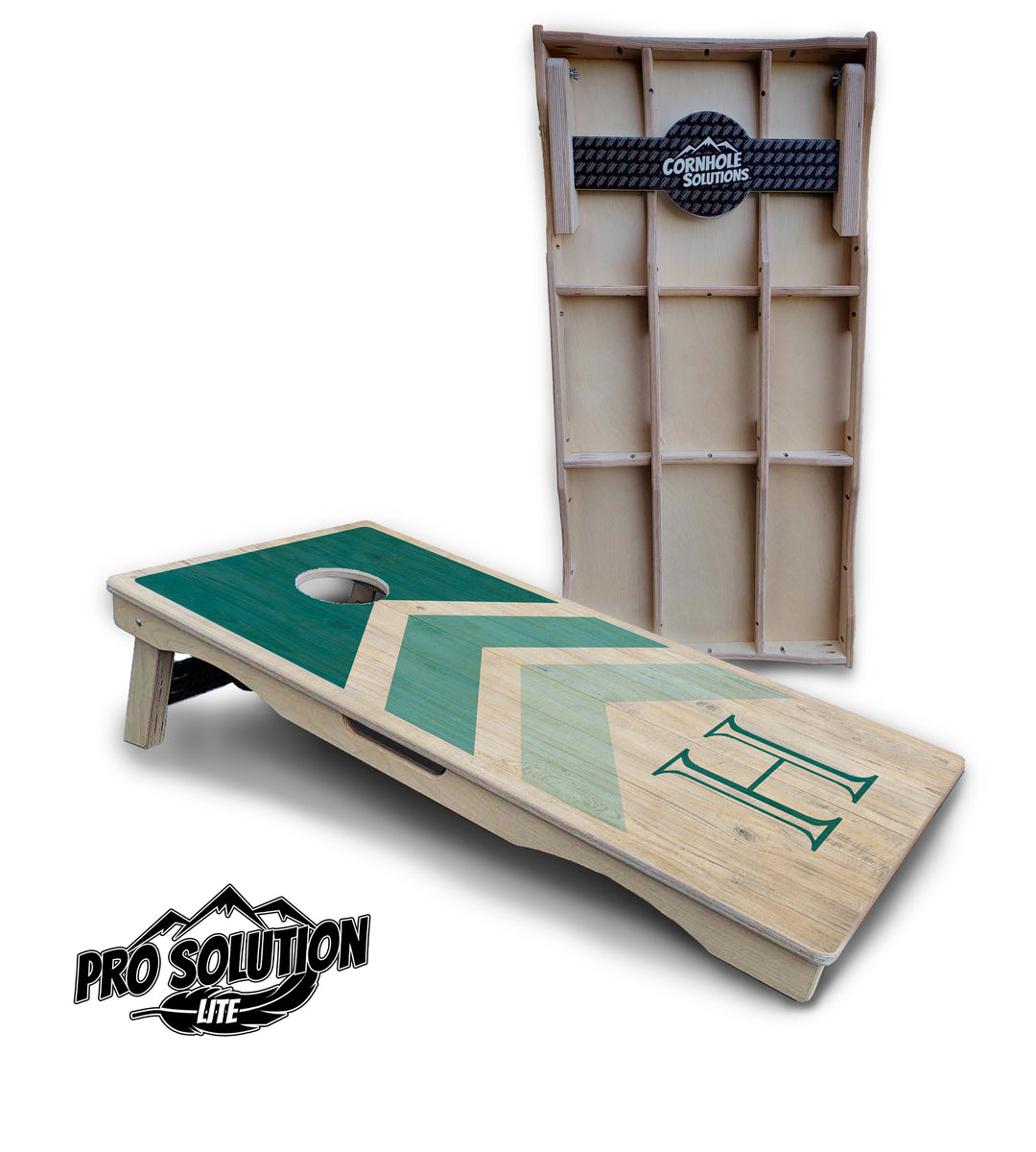 Wedding Arrows Cornhole Boards - Pro Solution Lite Series - Teal