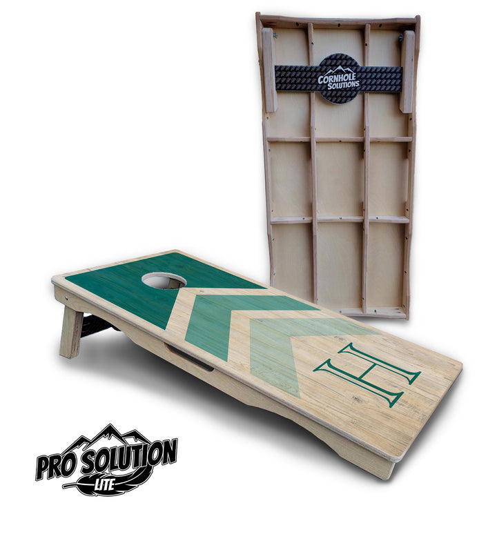 Wedding Arrows Cornhole Boards - Pro Solution Lite Series - Teal