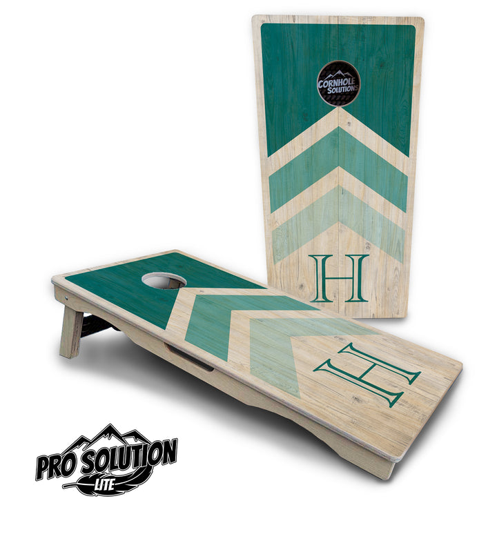 Wedding Arrows Cornhole Boards - Pro Solution Lite Series - Teal