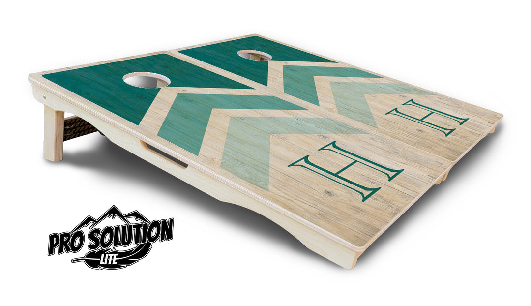 Wedding Arrows Cornhole Boards - Pro Solution Lite Series - Teal