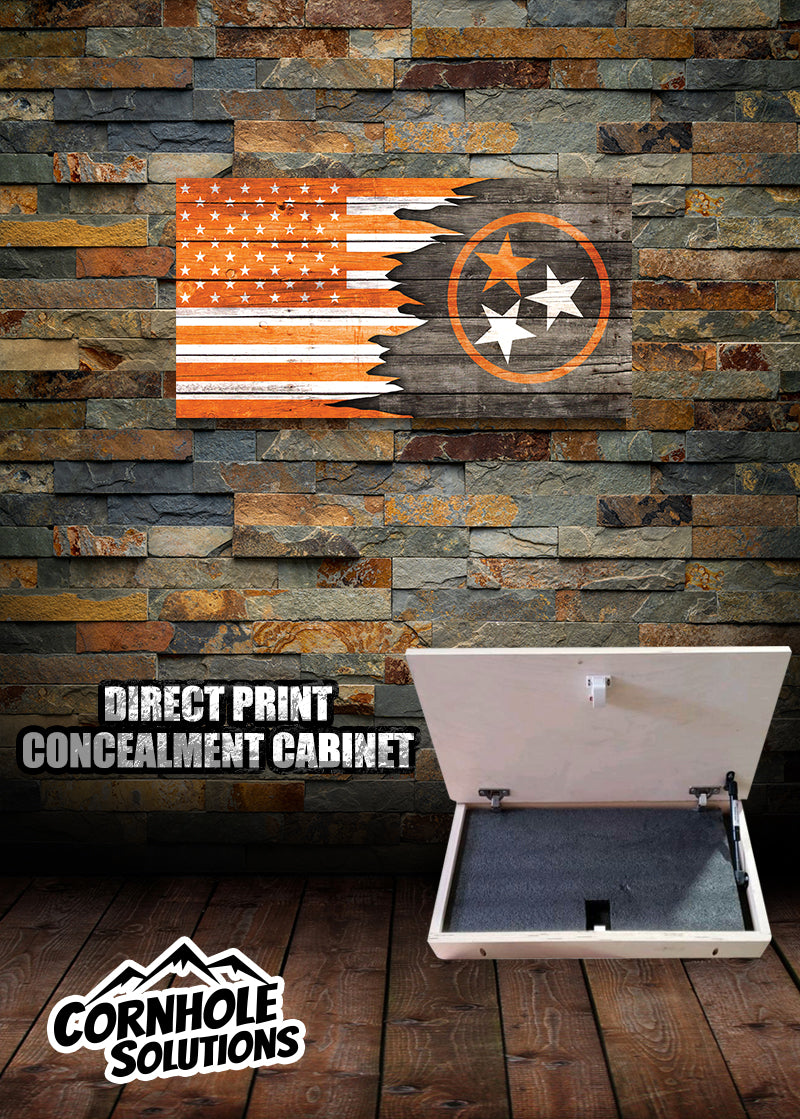 Concealment Cabinets - Small - Custom Printed - UV Direct Printed - High Quality Material 3/4" thick! Approx: 13"x25" Plain Edges