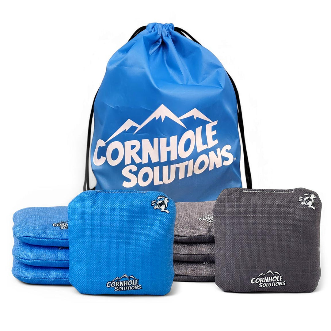 Pro Style REC Cornhole Bags – Regulation 6"x6" – Full Set of 8 (Pick 2 Colors)