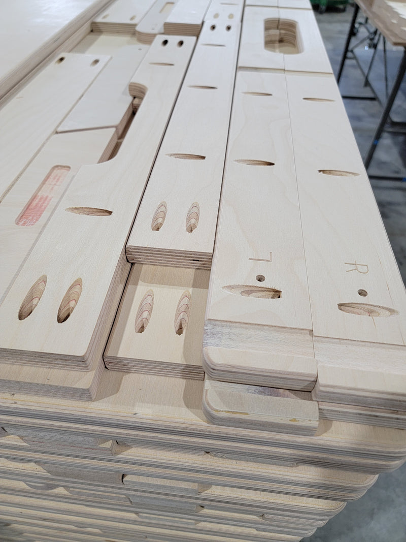 Bulk DIY (30 Sets) STANDARD LEGS - Professional Cornhole Kits (Shipping NOT Included!) 18mm(3/4") Baltic Birch (Freight Pricing will Vary based on Location)