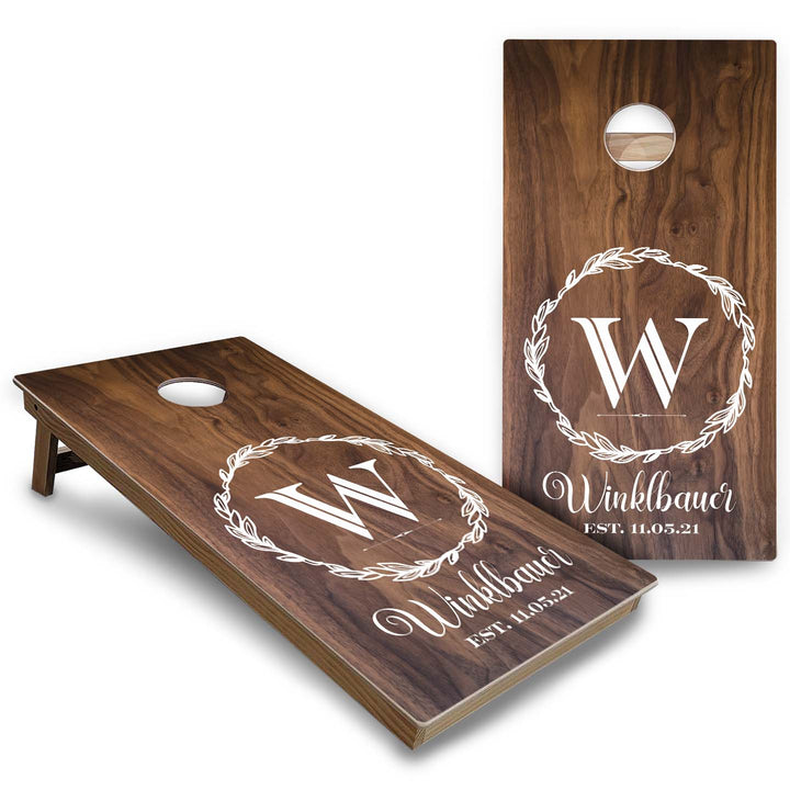 Wedding Cornhole Boards - Backyard Series