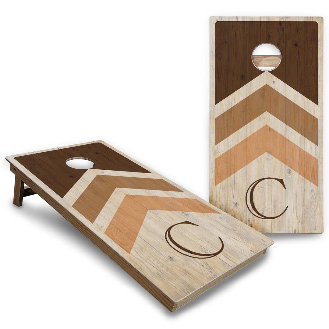 Wedding Arrows Cornhole Boards - Backyard Series