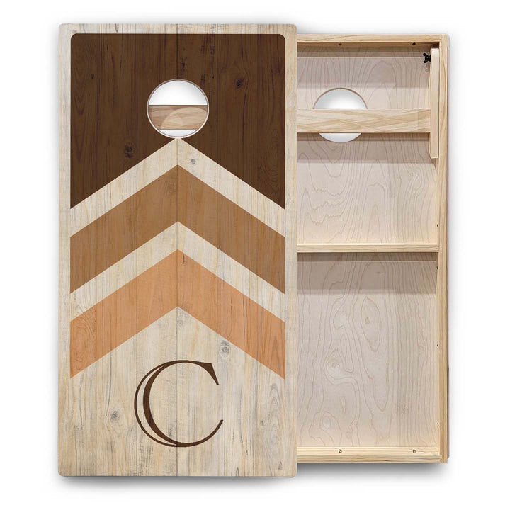 Wedding Arrows Cornhole Boards - Backyard Series