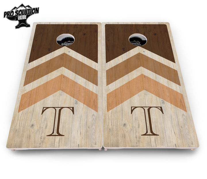 Wedding Arrows Cornhole Boards - Pro Solution Elite Series - Natural