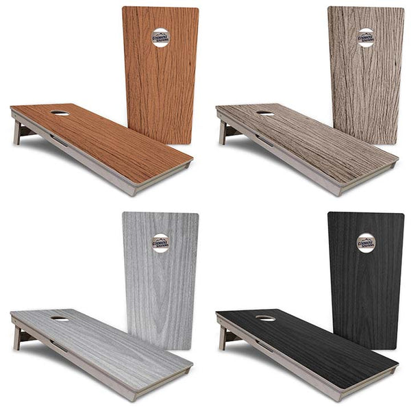 Tournament Boards - Wood Color Design Options - Professional Tournament 2'x4' Regulation Cornhole Set - 3/4″ Baltic Birch + UV Direct Print + UV Clear Coat