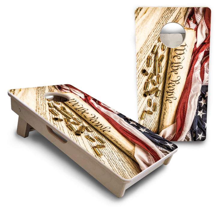 Mini Cornhole Boards - DTOM & We The People