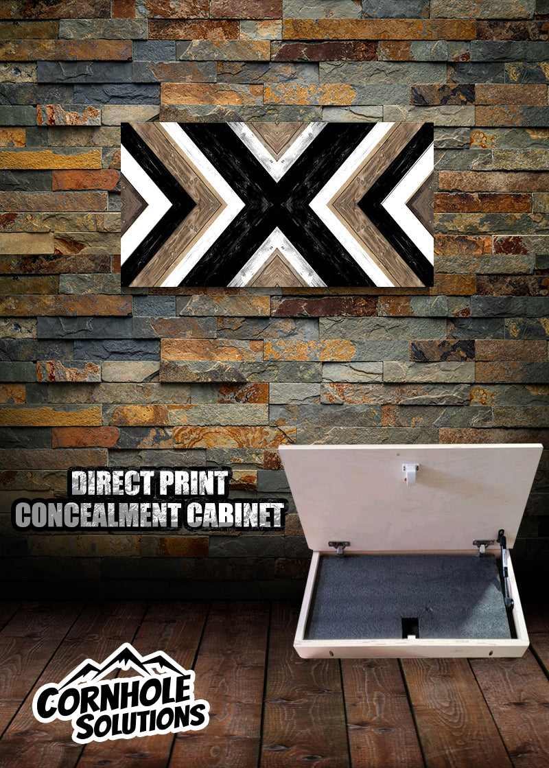 Concealment Cabinets - Small - Custom Printed - UV Direct Printed - High Quality Material 3/4" thick! Approx: 13"x25" Plain Edges