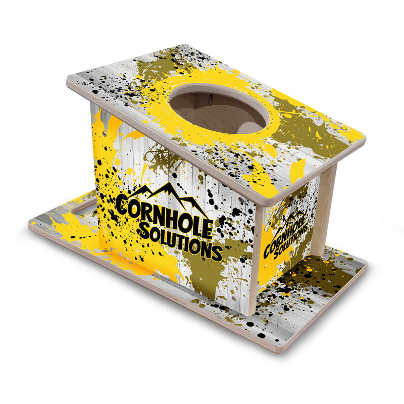Airmail Solution - Paint Splatter Options - Professional Airmail Box - UV Printed - 3/4" Baltic Birch
