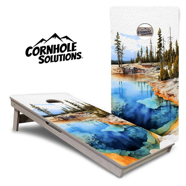 National Parks Cornhole Boards - Professional Tournament Series - Yellowstone