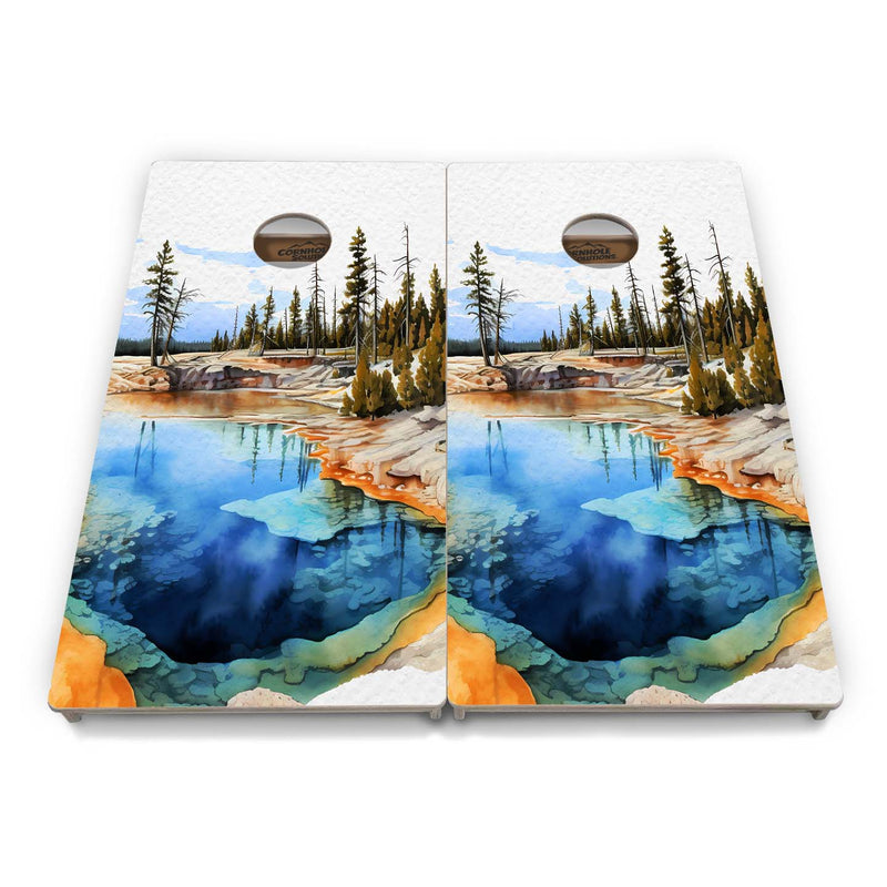 National Parks Cornhole Boards - Professional Tournament Series - Yellowstone