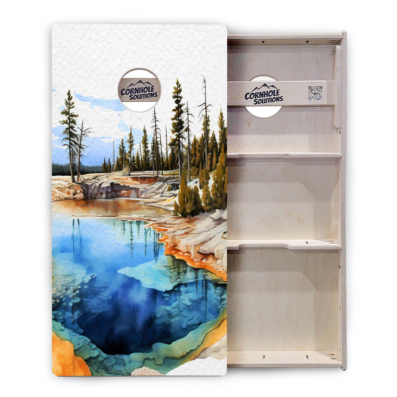 National Parks Cornhole Boards - Professional Tournament Series - Yellowstone