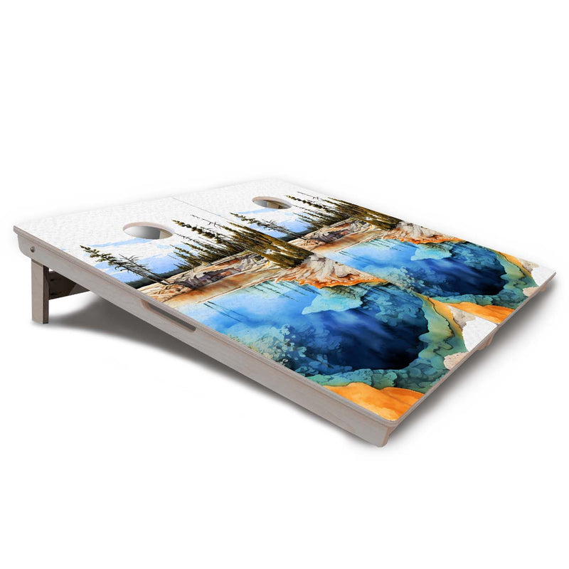National Parks Cornhole Boards - Professional Tournament Series - Yellowstone