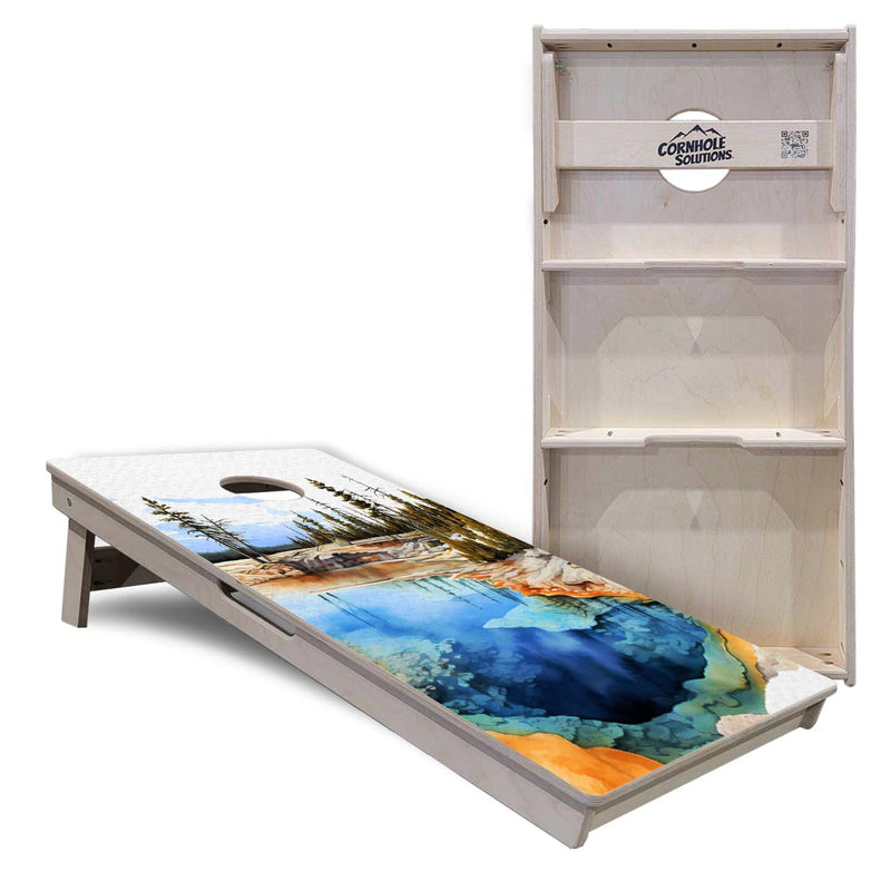 National Parks Cornhole Boards - Professional Tournament Series - Yellowstone