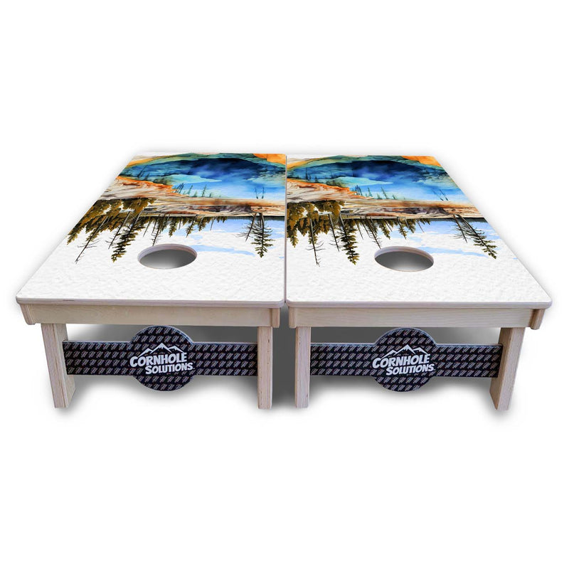 National Parks Cornhole Boards - Professional Tournament Series - Yellowstone