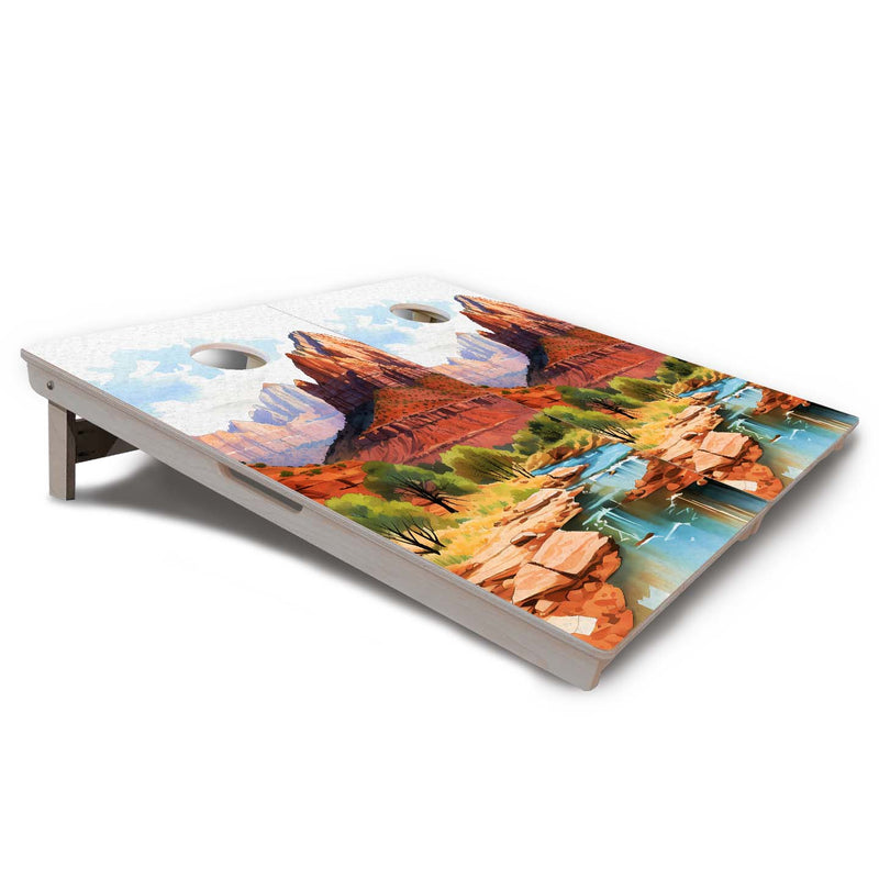 National Parks Cornhole Boards - Professional Tournament Series - Zion