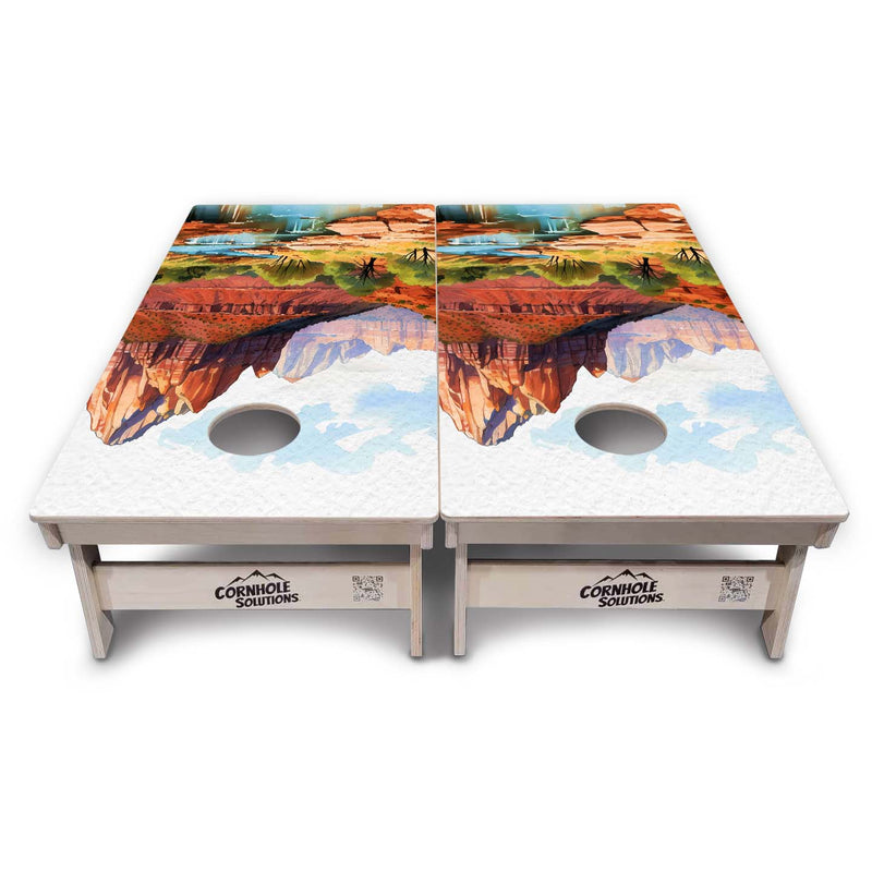 National Parks Cornhole Boards - Professional Tournament Series - Zion