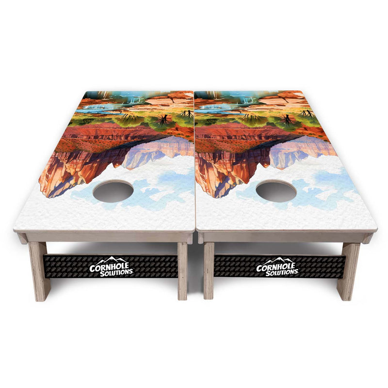 National Parks Cornhole Boards - Professional Tournament Series - Zion