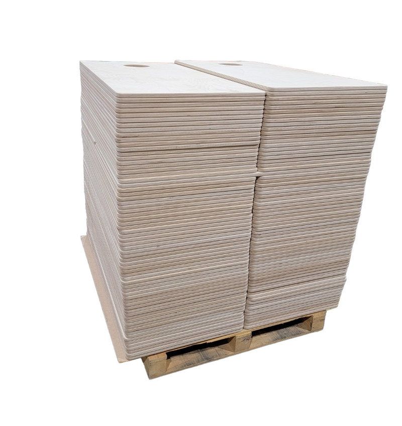 Bulk Cornhole Tops (60) Sets (120 Tops) (Shipping NOT Included!) "Chat, Email or Call Today for a Shipping Estimate" Freight Shipping will be billed separately - 18mm(3/4") Baltic Birch (Freight Pricing will Vary based on Location)