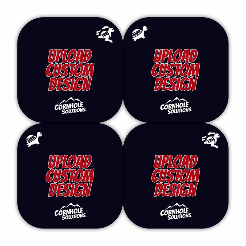 Pro Style Rec 6"x6" - Regulation Cornhole Bags - Custom (No Trademark Requests) - Speed 4 & 7 (Set of 4 Bags)