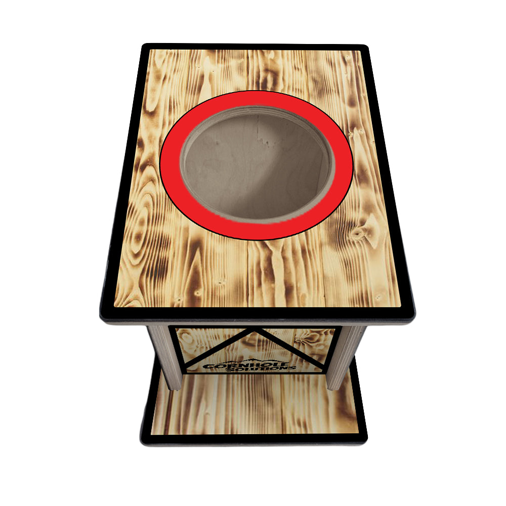 Airmail Solution - Burnt CS Logo - Professional Airmail Box - UV Printed - 3/4" Baltic Birch